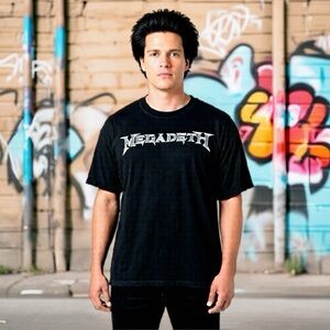 *30off3* Megadeth T Shirt Mens XL North, Black.